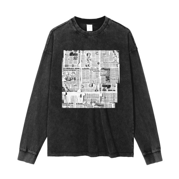 Men's Crew Neck Long-Sleeved T-Shirt - Image 3