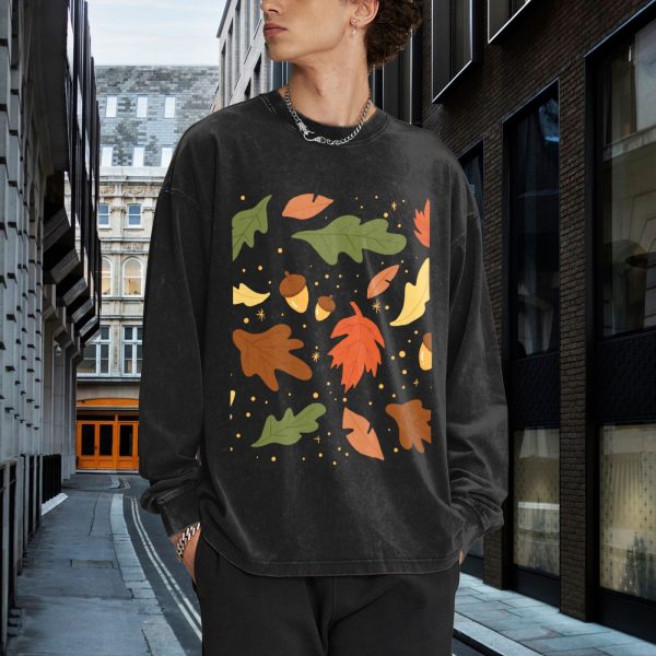 Men's Crew Neck Long-Sleeved T-Shirt - Image 6