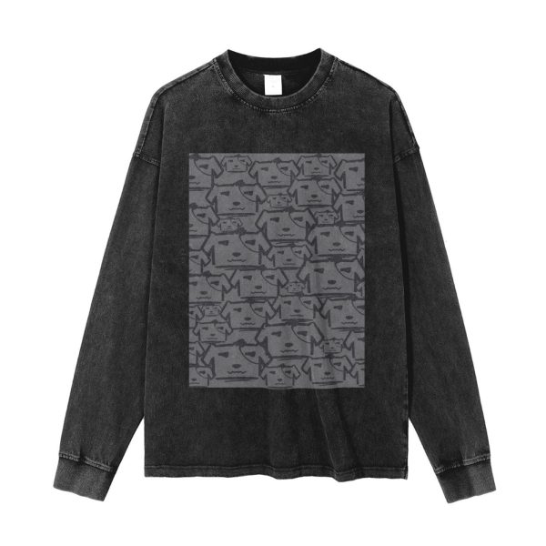 Men's Crew Neck Long-Sleeved T-Shirt - Image 3